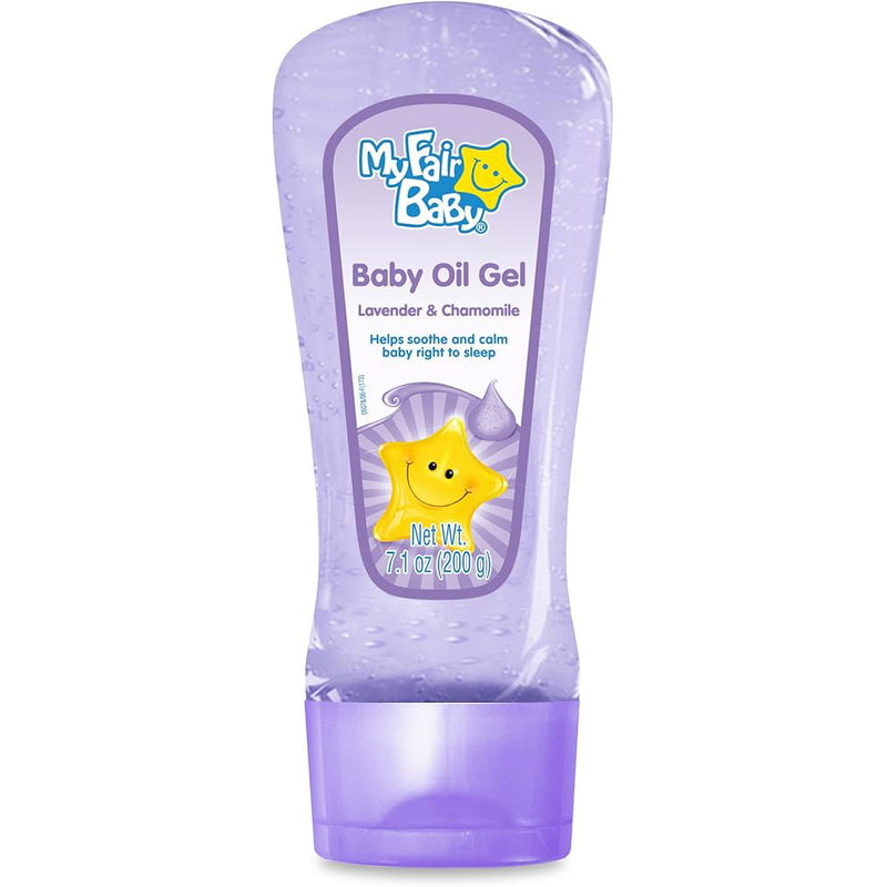 Baby Love Baby Oil Gel 6.5oz(192ml)-Lavender & Chamomile 12/cs