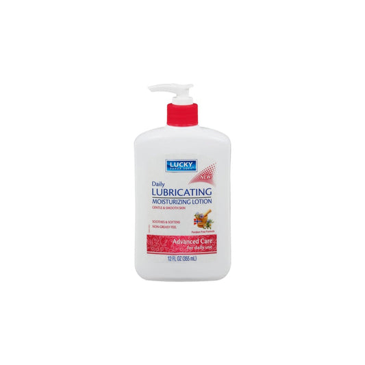 Lucky Lubricating Lotion 12oz-Advanced Care 12/cs