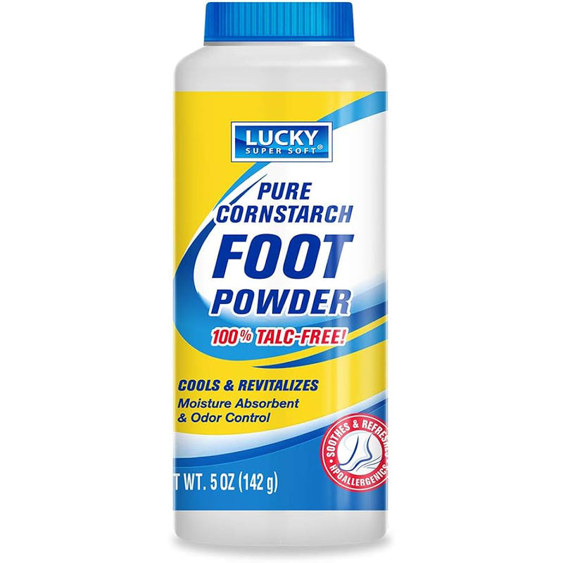 Lucky Medicated Foot Powder 8oz; 12/cs