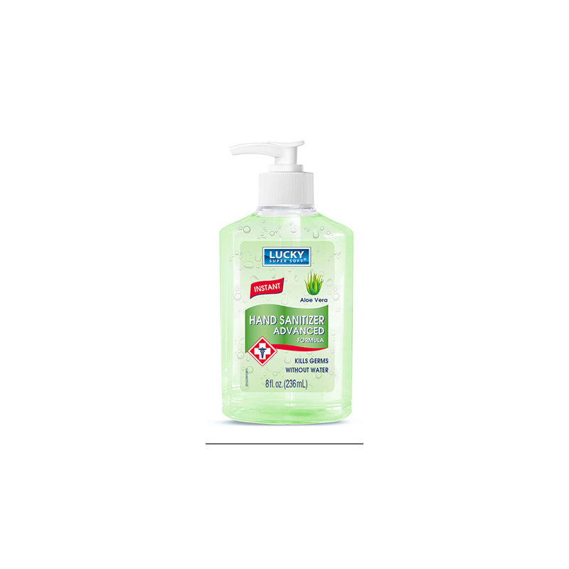 Lucky Hand Sanitizer 8oz- Aloe Vera 12/cs
