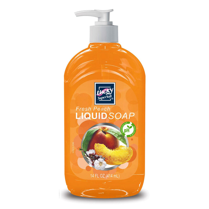 Lucky Hand Soap 14oz-Peach 12/cs*