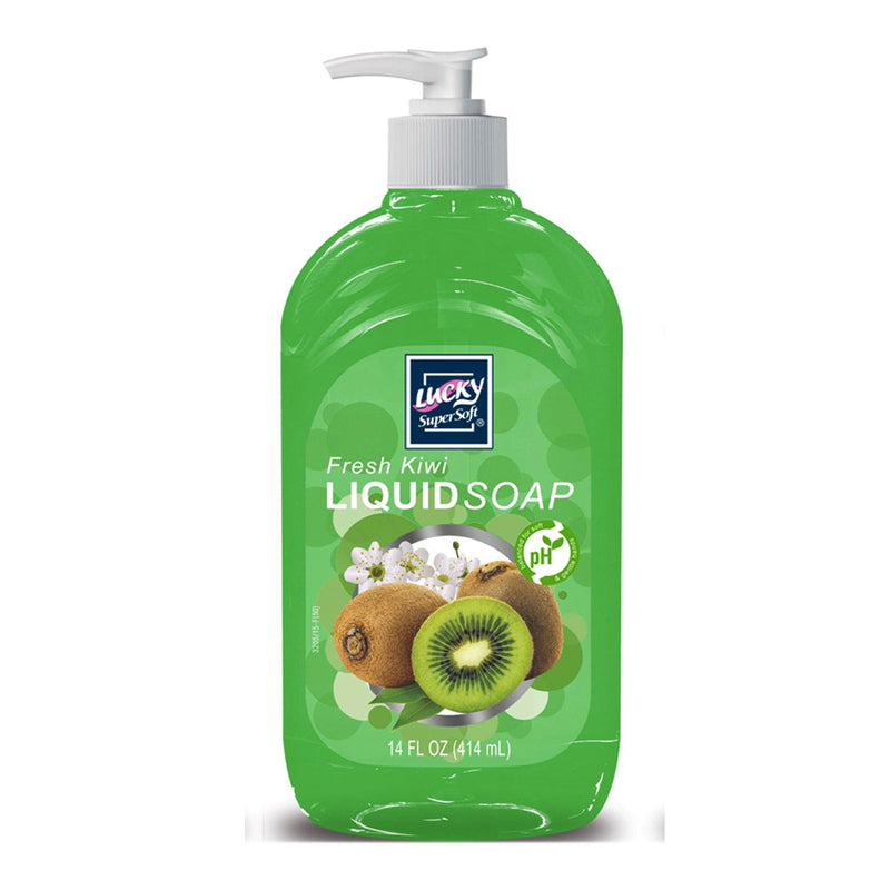 Lucky Hand Soap clear 14oz-Kiwi 12/cs
