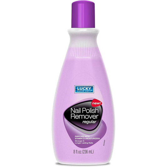 Lucky Nail Polish Remover 6oz-Non Acetone12/cs
