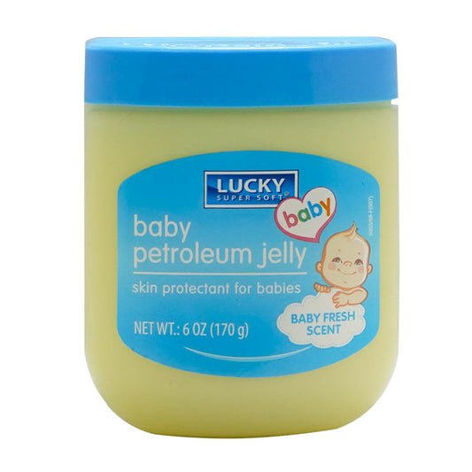 Lucky Baby Scent Petroleum Jelly 6oz-Blue 12/cs