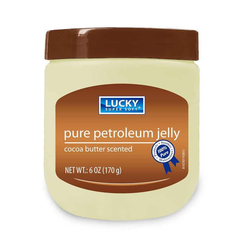 Lucky Petroleum Jelly 6oz-Cocoa Butter **12/cs