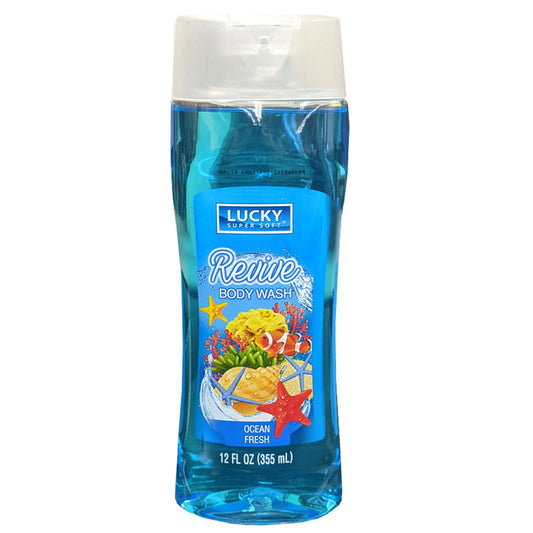 Lucky Body Wash 12oz- Ocean Fresh 12/cs