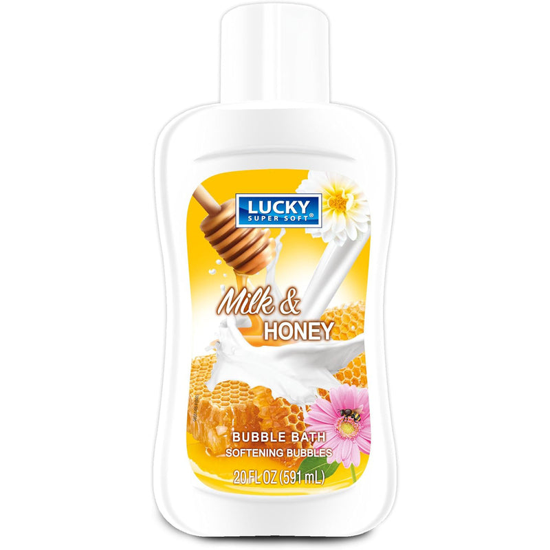 Lucky Bubble Bath 24oz-MIlk & Honey 12/cs