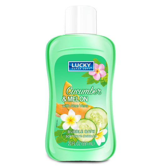 Lucky Bubble Bath 20oz-Cucumber & Aloe 12/cs