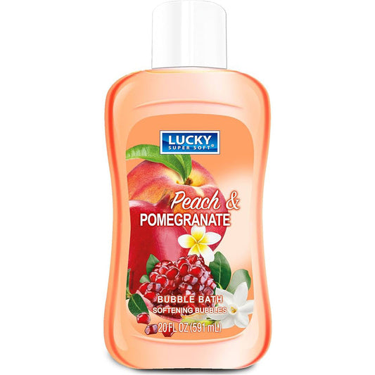 Lucky Bubble Bath 24oz-Pomegranate & Peach 12/cs