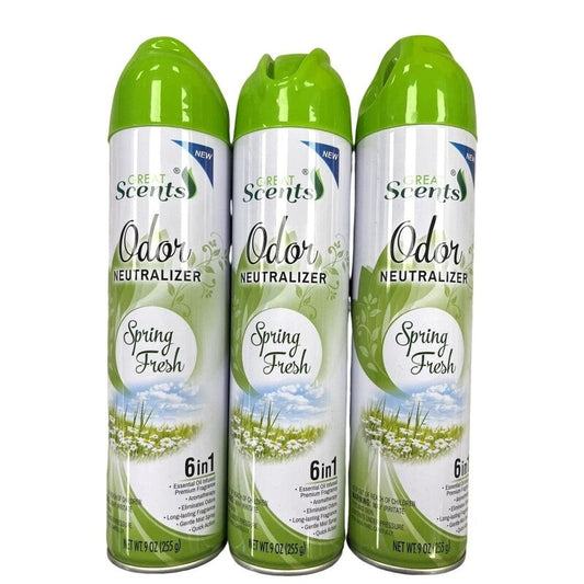 Great Scents Fragrance Air Freshener 9oz-Spring Fresh 12/cs