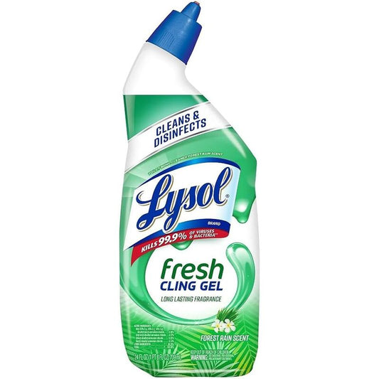 Lysol Toilet Bowl Cleaner 24oz Action Gel-Country Scent 9/cs