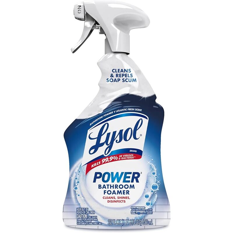 Lysol Power Bathroom Cleaner FOAMER Mousse 32oz -Summer Fresh 9/cs