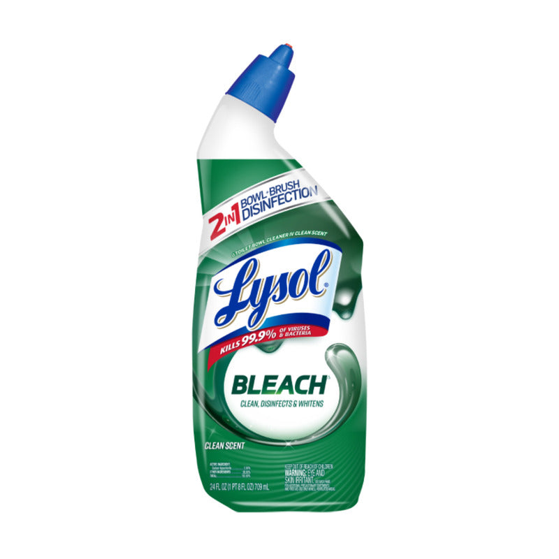 Lysol Toilet Bowl Cleaner 24oz-Bleach 9/cs