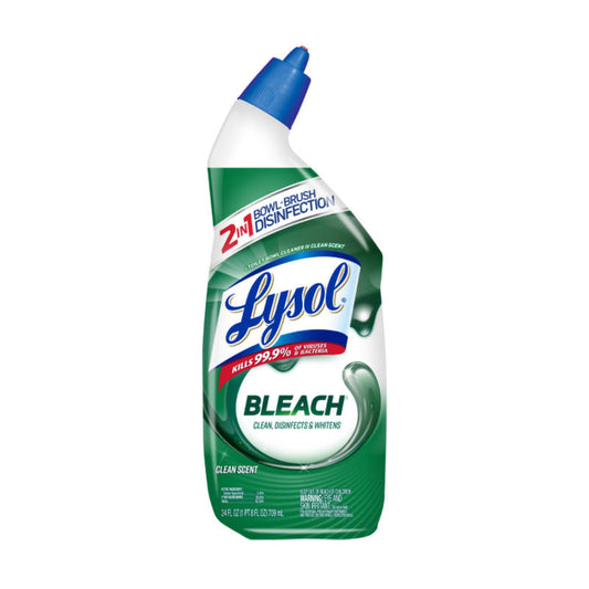 Lysol Toilet Bowl Cleaner 24oz-Bleach 9/cs