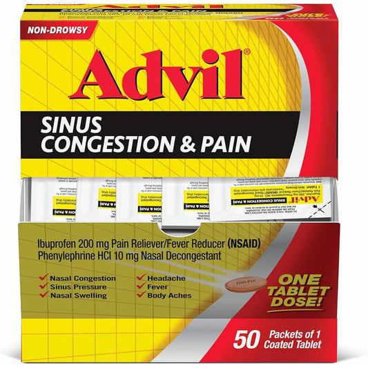 Advil Sinus Congestion Relief 50/Box