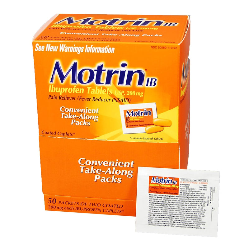 Motrin Caplets 50/cs