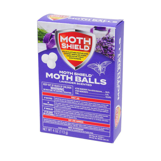 Moth Shield Moth Balls 12oz-Lavender Scented 12/cs