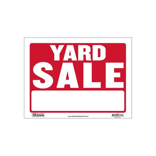 Sign 'Yard Sale' 24/pk