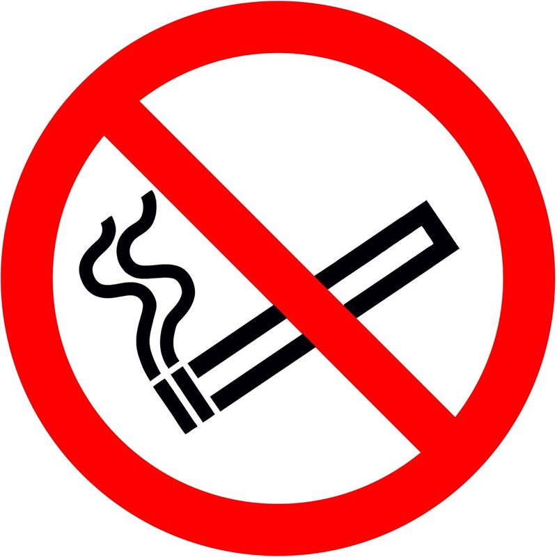 Sign 'No Smoking' 24cs