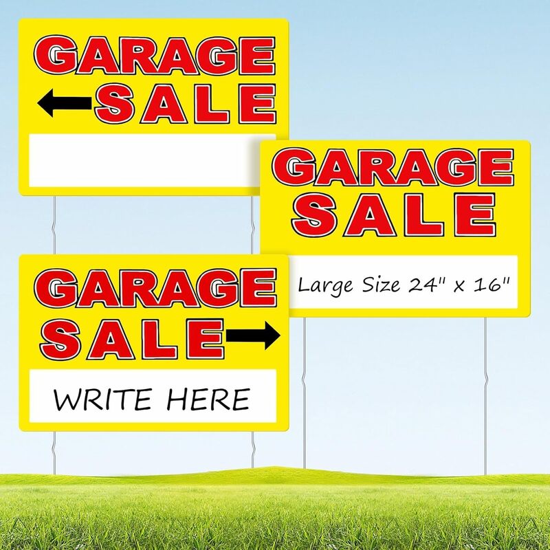 Sign 'Garage Sale' 24cs