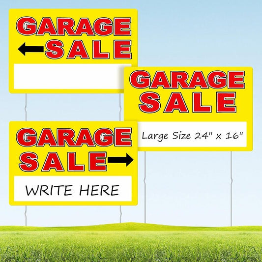 Sign 'Garage Sale' 24cs