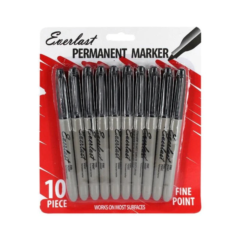 Everlast 10ct Permanent Markers 24/120/cs