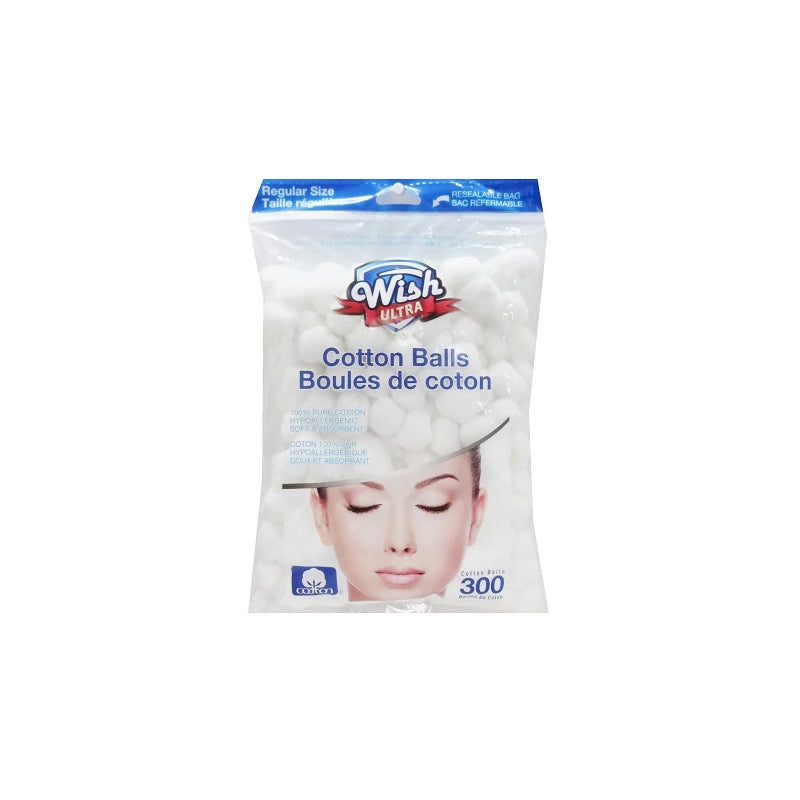 Wish Cotton Ball Redondos 100ct (48/cs)
