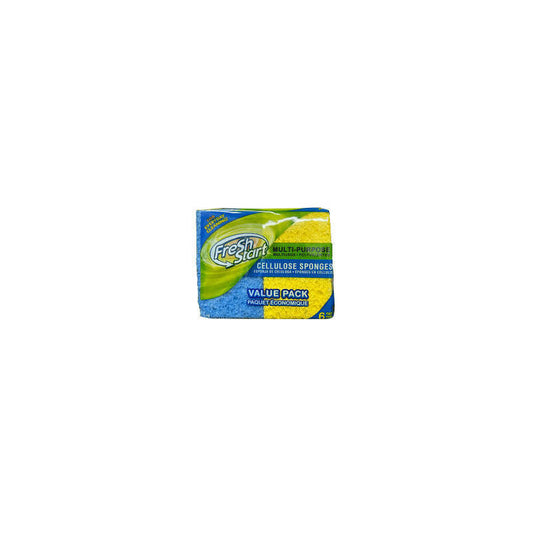 Fresh Start Cellulose Sponge Scrubber 6ct; 10/cs