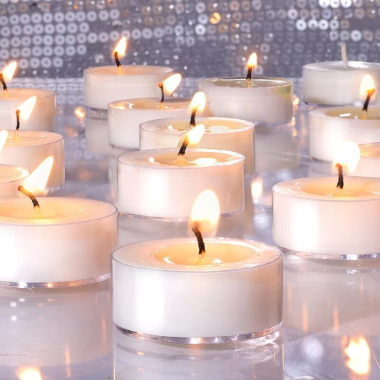 TEA LIGHT Candle 50ct-White Color 24/cs