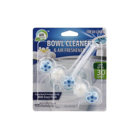 5pk Toilet Bowl Cleaner & Air Freshener-Fresh Linen 24/cs