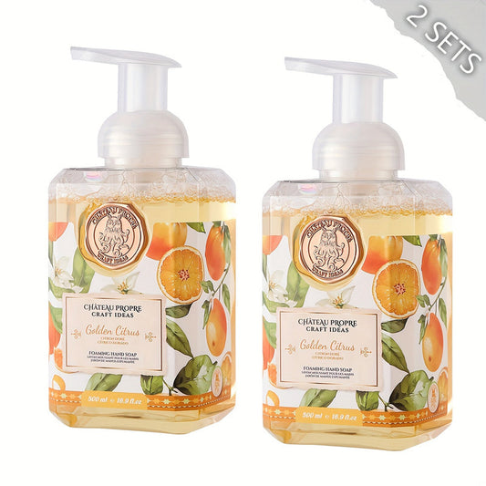 Chateau Propre Foaming Hand Soap 16.9oz - Golden Citrus12/cs