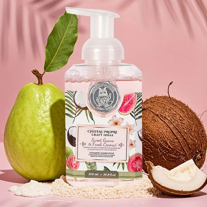 Chateau Propre Foaming Hand Soap 16.9oz -Sweet Guava & Fresh Coconut 12/cs