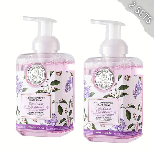 Chateau Propre Foaming Hand Soap 16.9oz -Violet Orchid & Sandalwood 12/cs