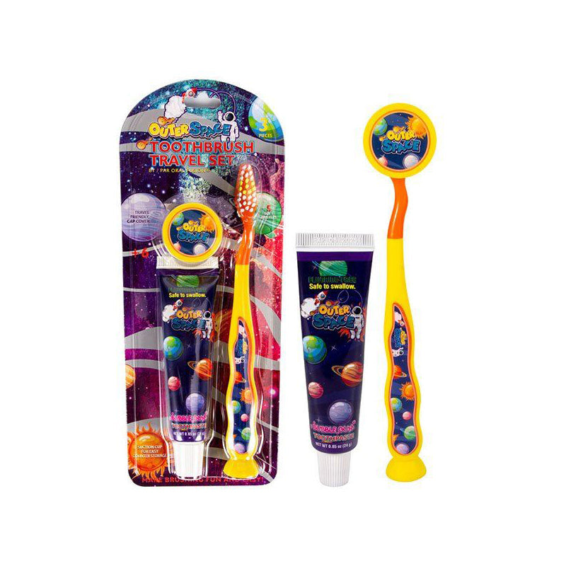 Oral Fusion Kids Travel Set 3PK-Outer Space 24/cs