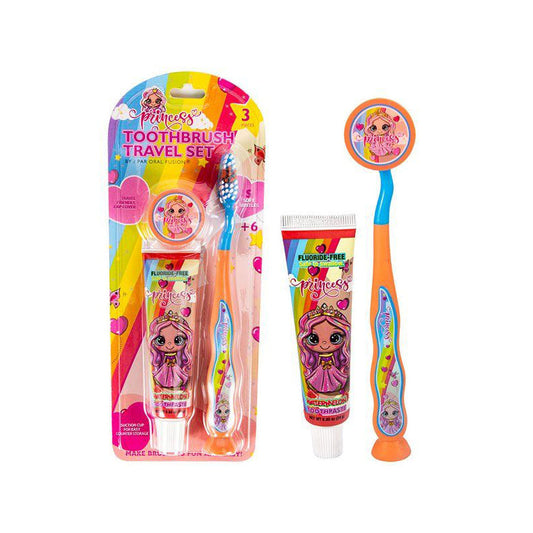 Oral Fusion Kids Travel Set 3Pk-Princess 24/cs