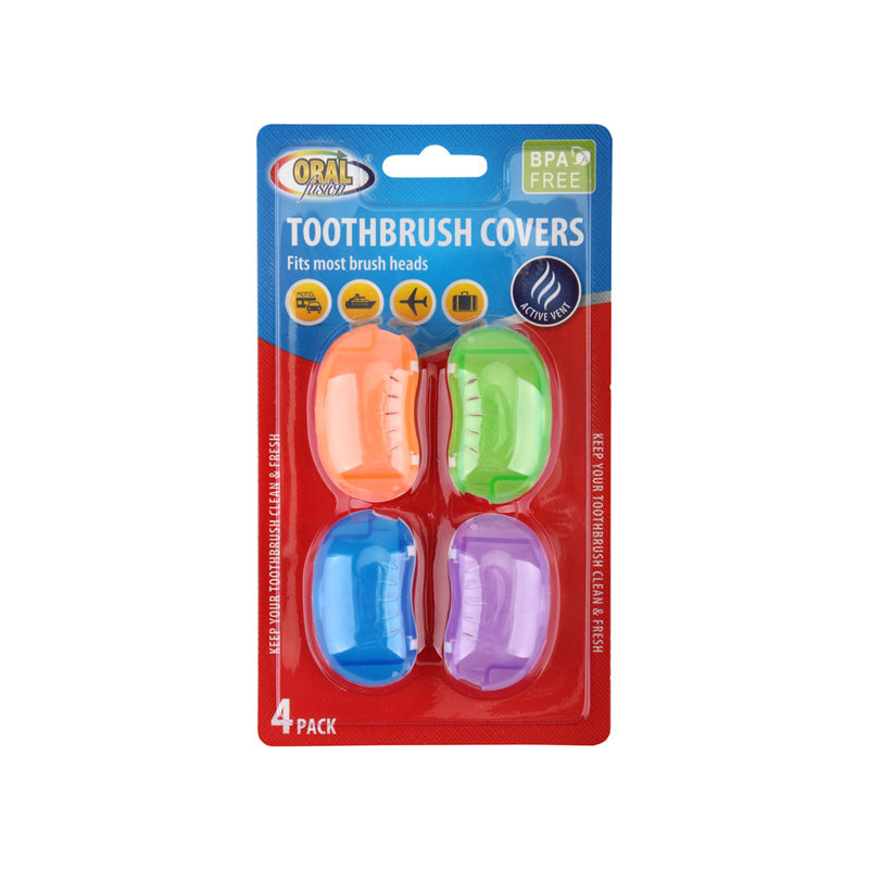 Oral Fusion 4pk Toothbrush Cover 48/cs