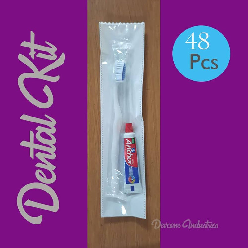 Oral Travel Kit With Toothpaste 48/cs
