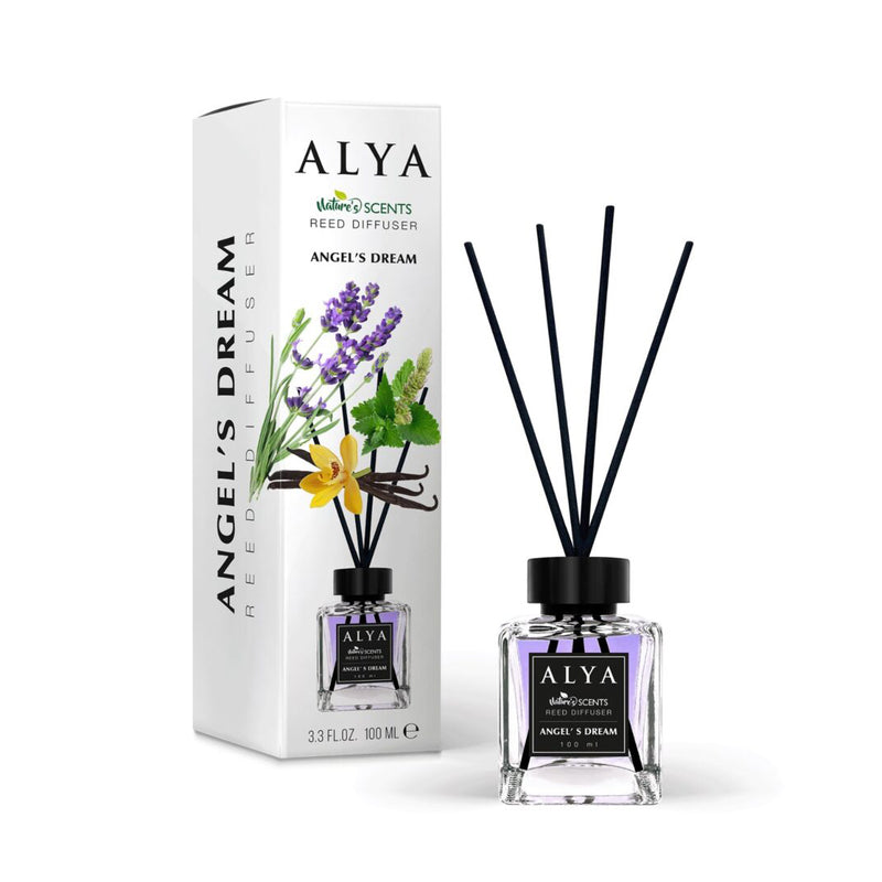 ALYA Essential Oil Air Freshener W/Sticks 3.3oz -Angel's Dream 12/cs