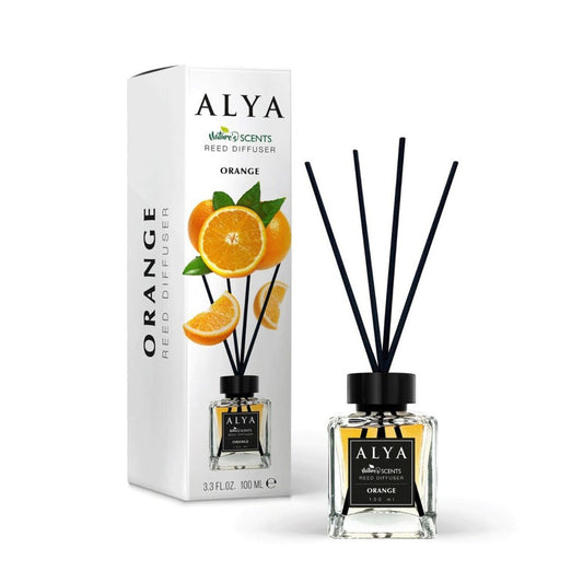 ALYA Essential Oil Air Freshener W/Sticks 3.3oz -Orange Blossom 12/cs