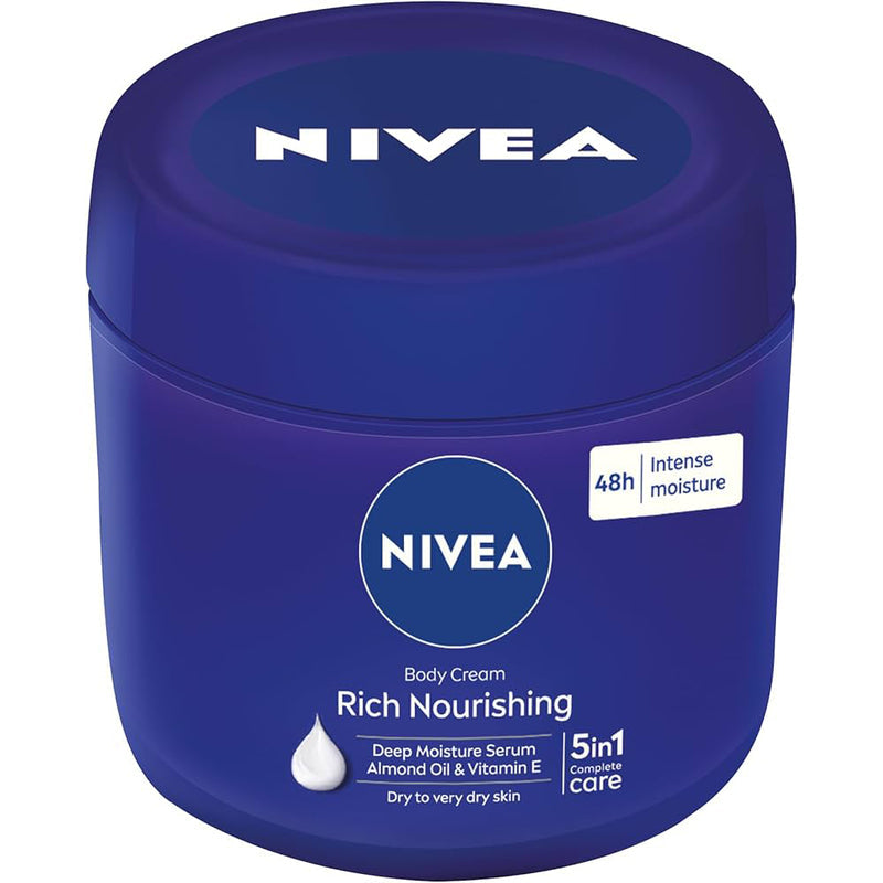 Nivea Body Cream (JAR) 400ml-Rich Norishing 12/cs
