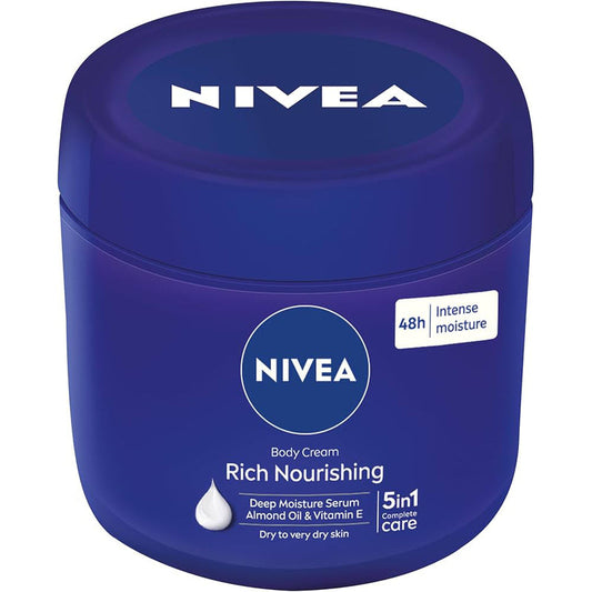 Nivea Body Cream (JAR) 400ml-Rich Norishing 12/cs