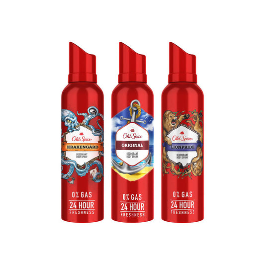 Old Spice Deodorant Spray 140ml-Krakengard 12/cs