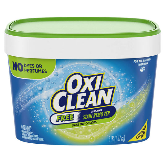 OXI Clean Powder Stain Remover 3LB Safe on Color; 4/cs