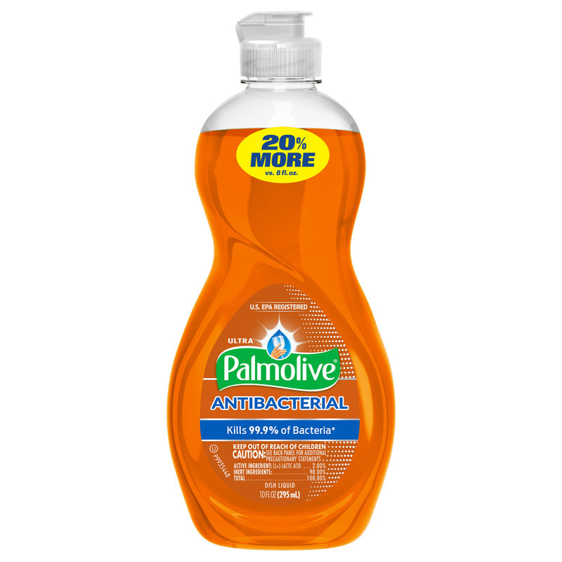 Palmolive Dish Liquid 10oz-Anti Bac Orange 16/cs