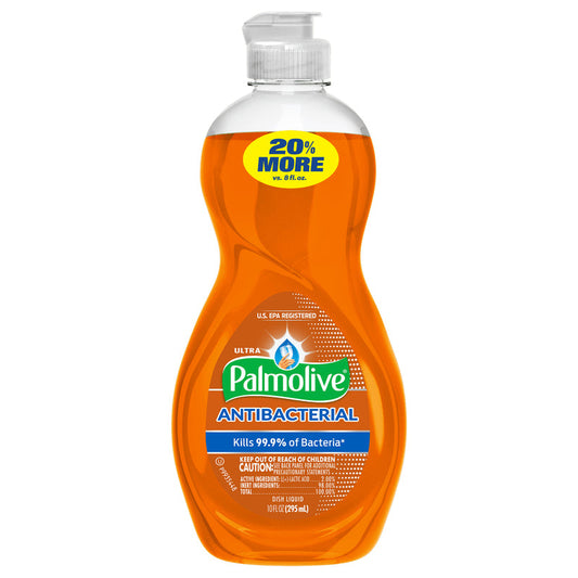 Palmolive Dish Liquid 10oz-Anti Bac Orange 16/cs