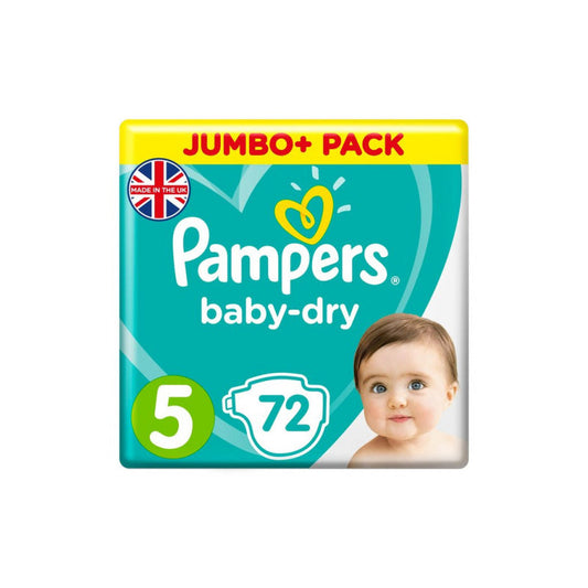 Pampers Diapers Baby Dry Pack#5 23ct; 4/cs