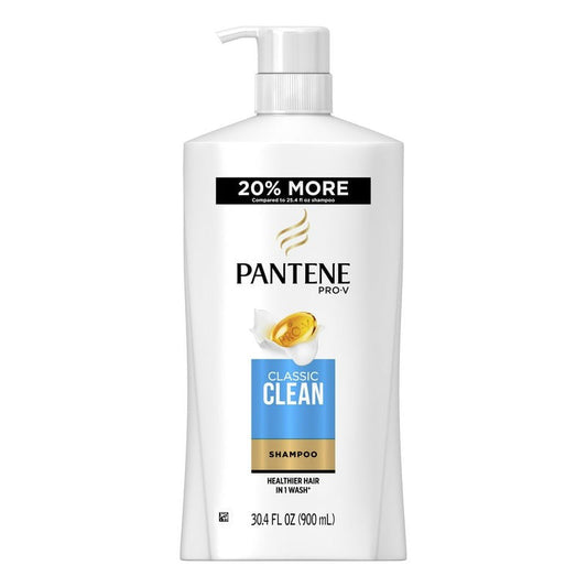 Pantene Shampoo (900mL) 30.4oz W/Pump -Silky Smooth 6/cs