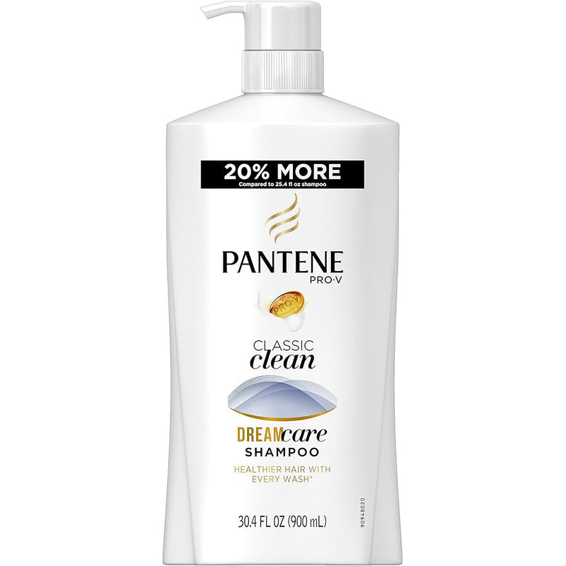 Pantene Shampoo (900mL) 30.4oz W/Pump -Daily Moisture Renewal 6/cs