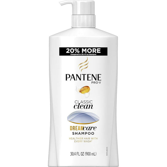 Pantene Shampoo (900mL) 30.4oz W/Pump -Daily Moisture Renewal 6/cs