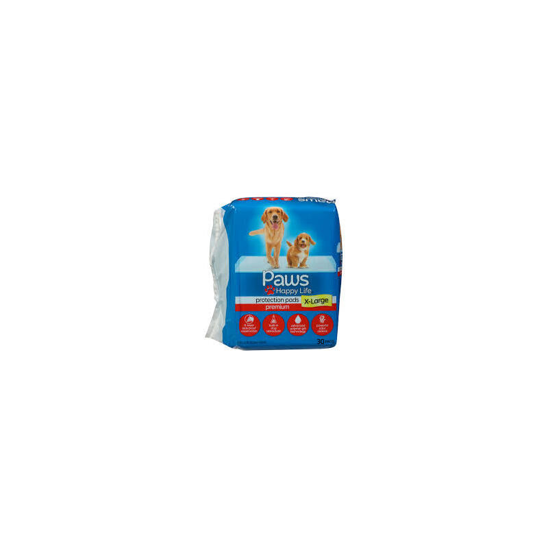 Happy Paws 28"X30" Puppy Trning Pads 30ct; 6/cs
